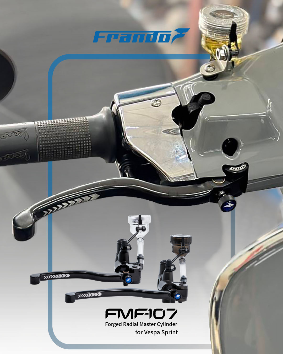 Vespa Sprint 義式運動品味座駕，改裝FMF-107鍛造直推總泵