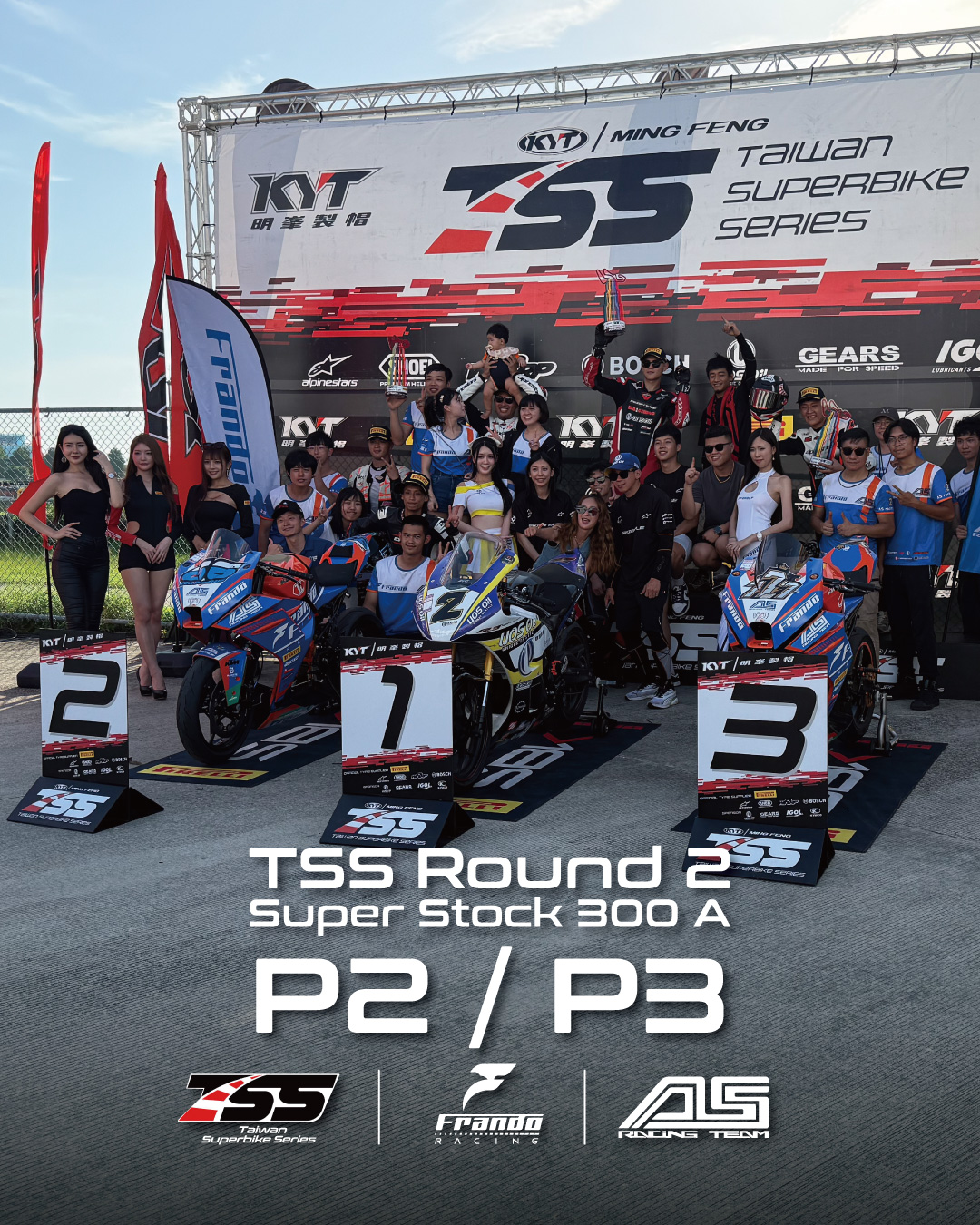 P2 P3，TSS R2 Super Stock 300 A