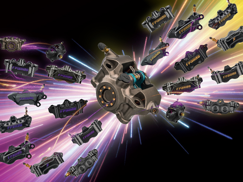 Cosmic Purple and Rich Gold Complete Caliper Set